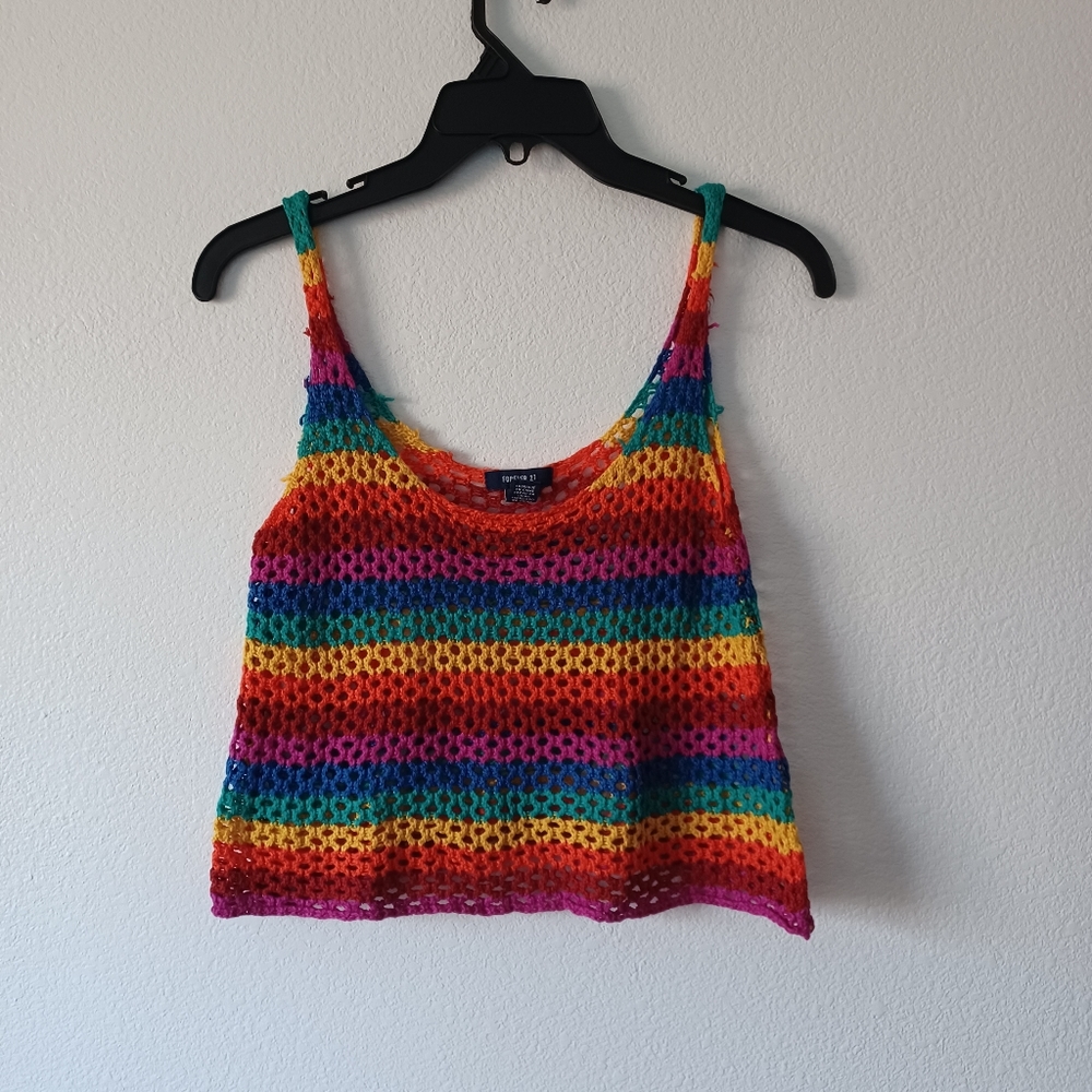 Forever 21 crochet tank top